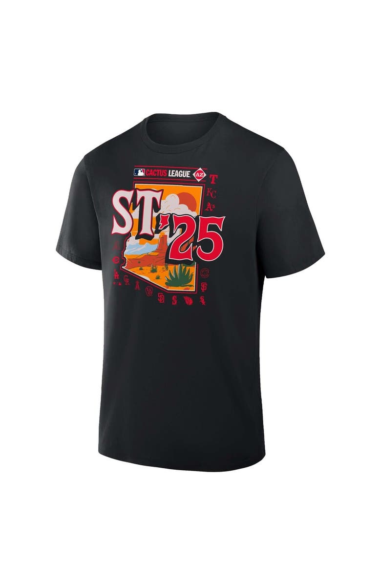 FANATICS Men's Fanatics Black 2025 Spring Training Cactus League Local Favorite T-Shirt, Alternate, color, 