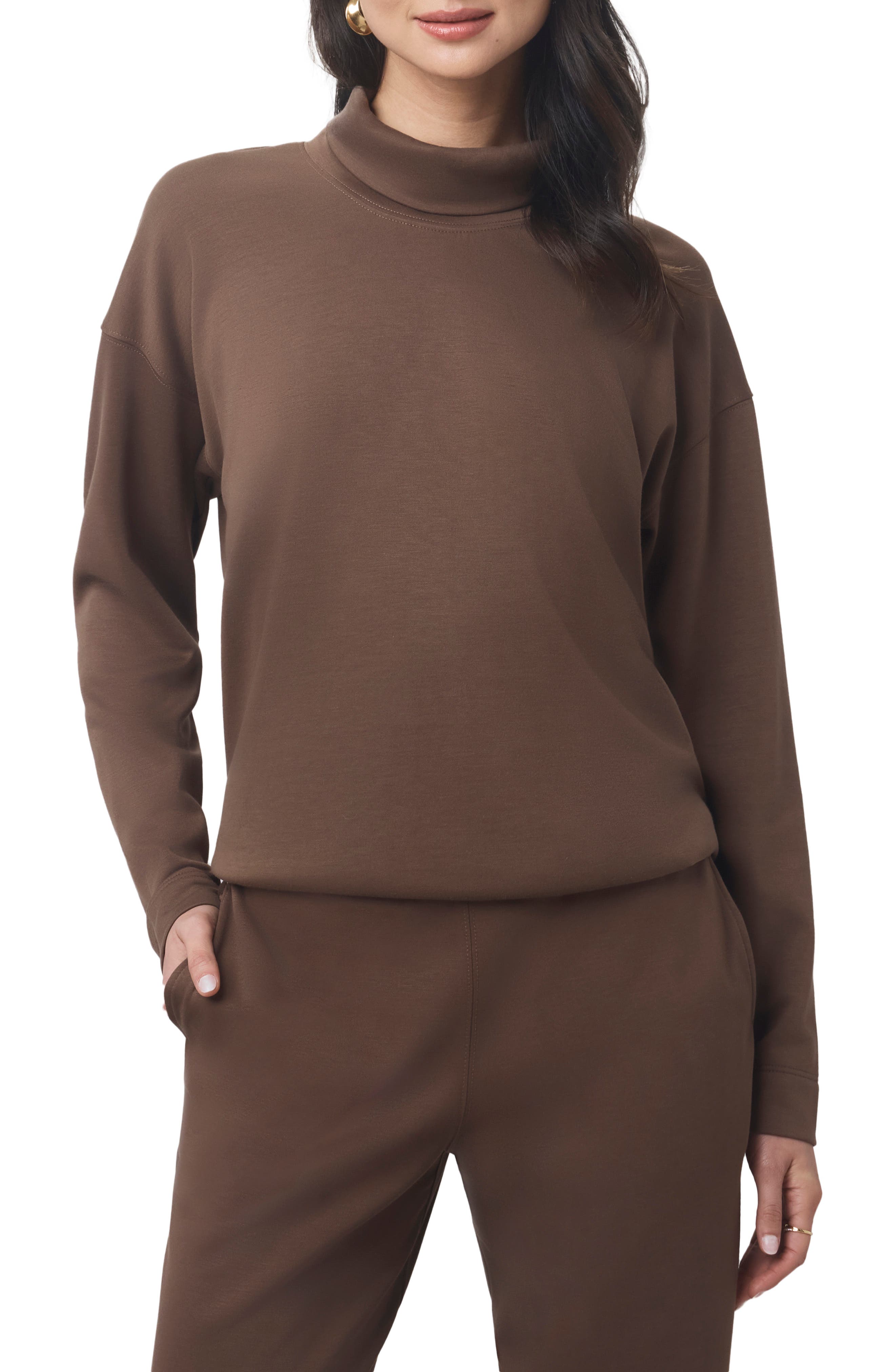 x @cellajaneblog Interlock Turtleneck Sweatshirt