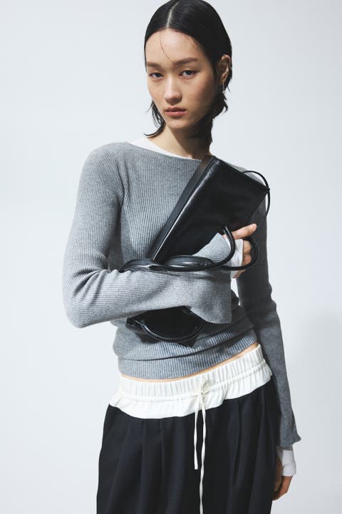 Rib-knit Top