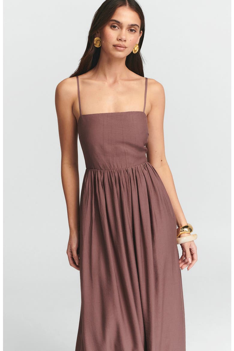 Lanah Maxi Dress, Alternate, color, Aubergine