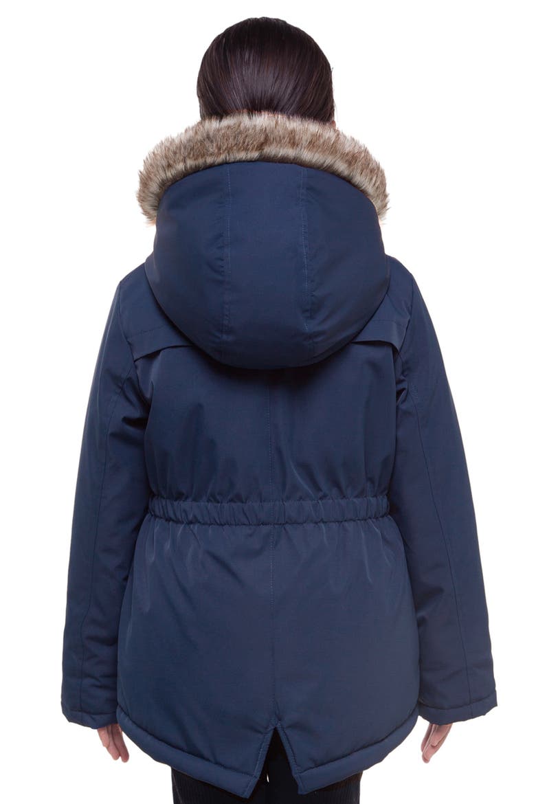 Kids' Cozy Fleece-Lined Parka, Alternate, color, Navy