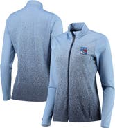 ANTIGUA Women's Antigua Royal/Navy New York Rangers Guide Desert Dry Full-Zip Jacket