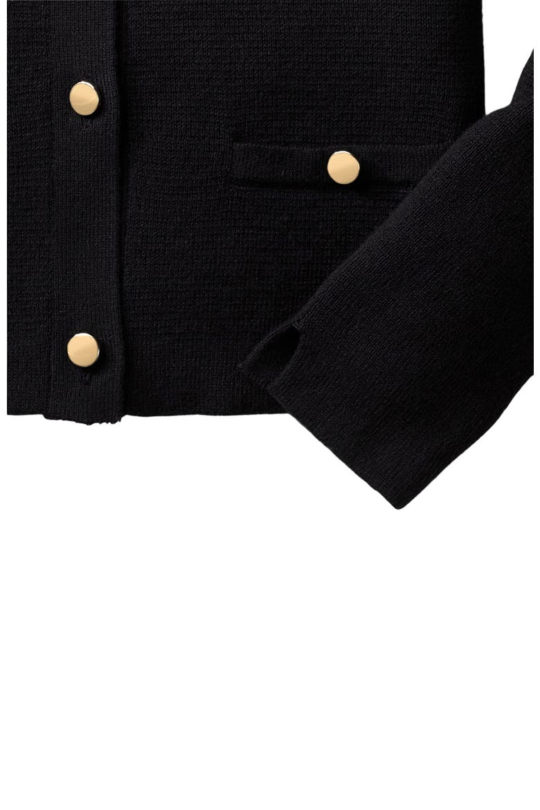 Girls' Milano Stitch Cardigan, Kids, Alternate, color, Black