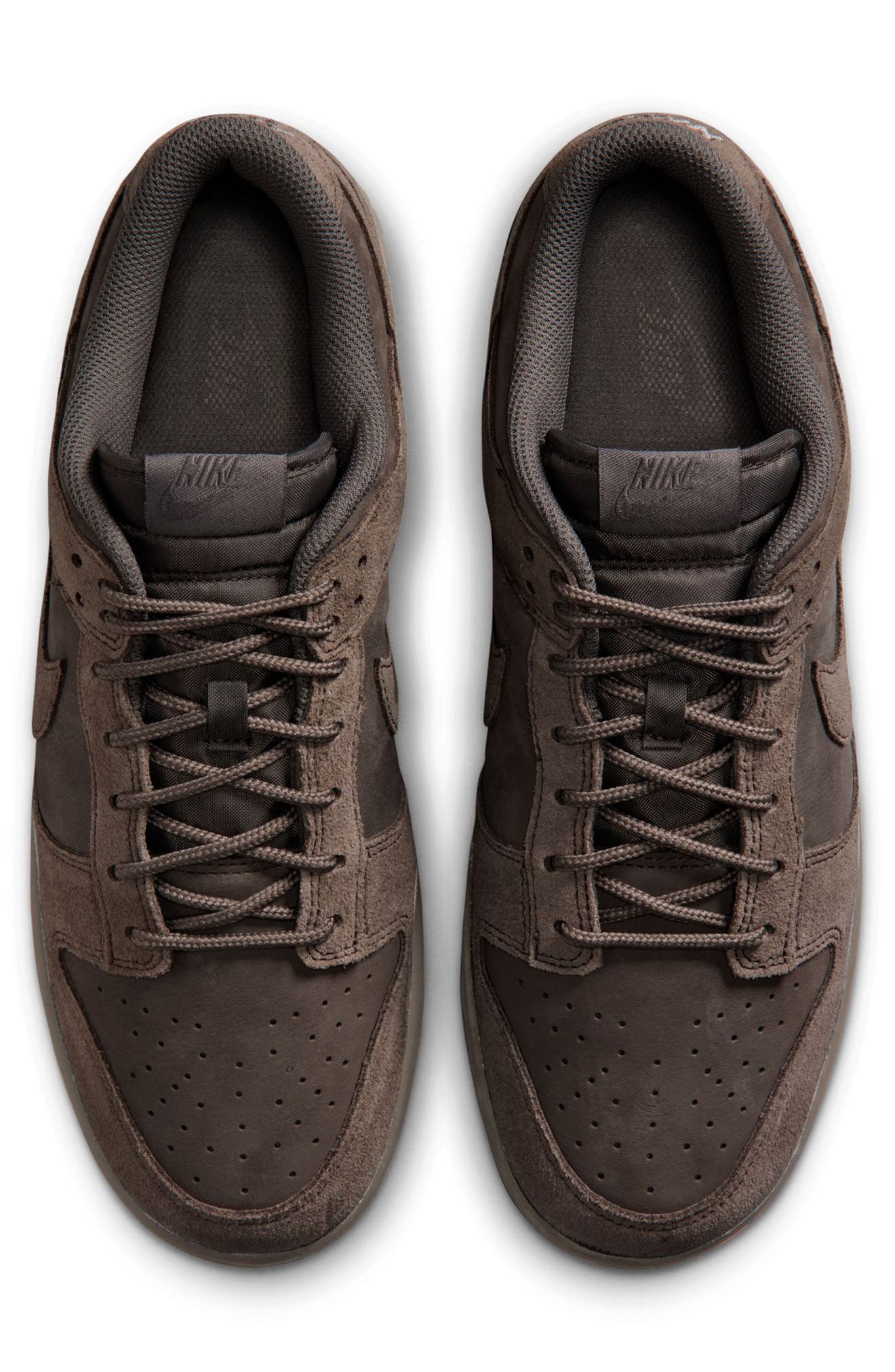 Nike Dunk Low Basketball Sneaker, Alternate, color, Amber Brown