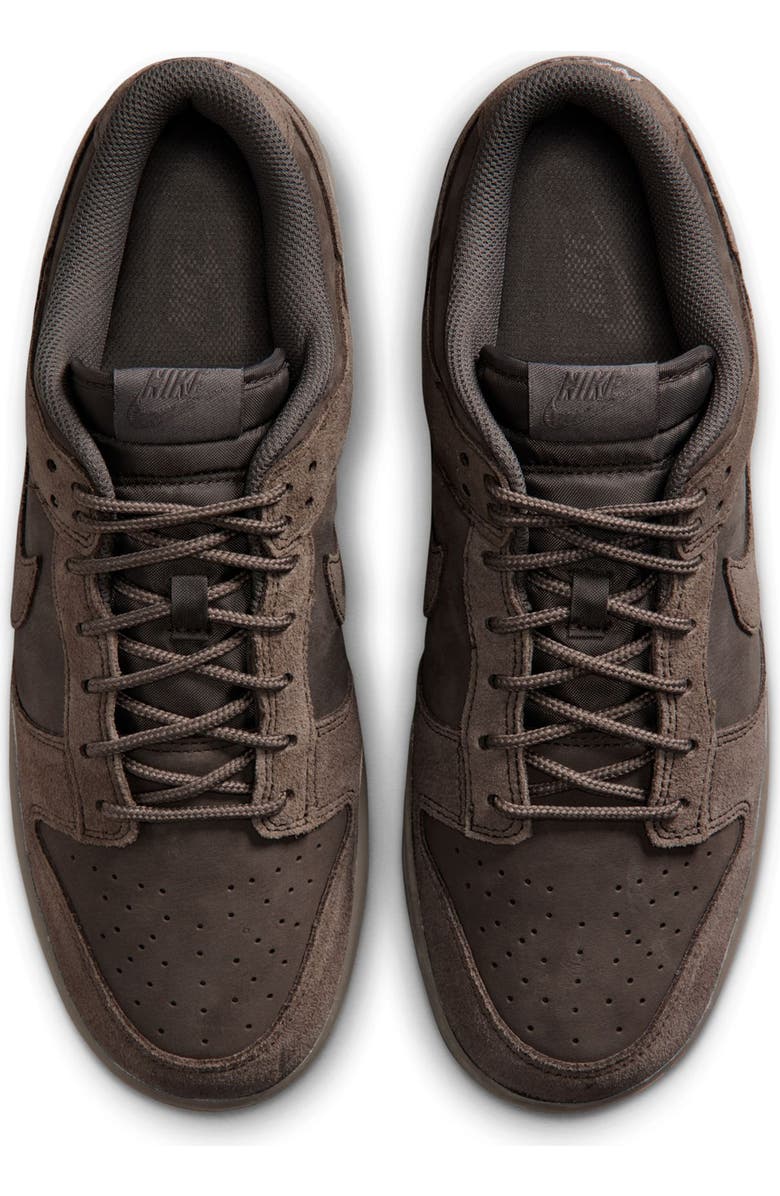 Nike Dunk Low Basketball Sneaker, Alternate, color, Amber Brown