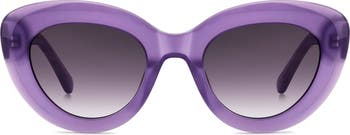 kate spade Purple Cat Eye Sunglasses with Dark Lenses kate spade new york Purple Sunglasses for Women for sale | eBay main image 3