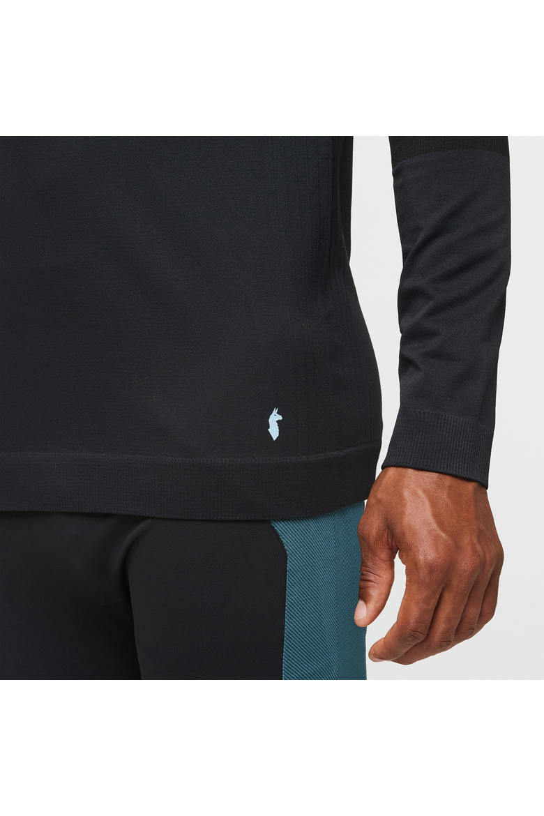 Debajo Seamless Baselayer Crew - Men's, Alternate, color, Cotopaxi Black