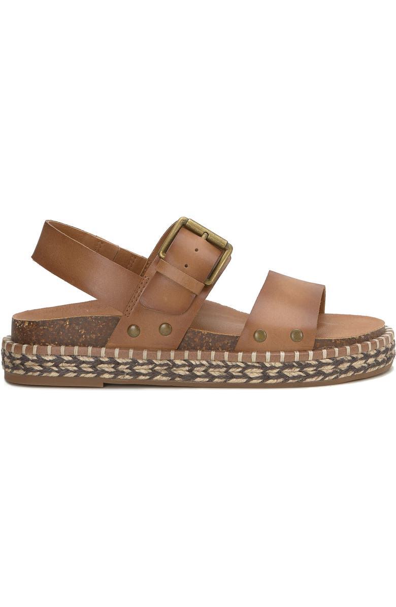 Lucky Brand Umora Slingback Espadrille Platform Sandal, Alternate, color, Latte