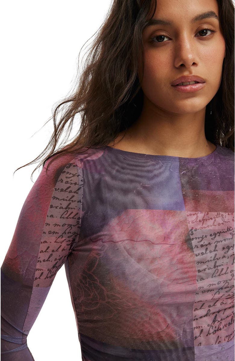 Cotton On Women's Ashley Mesh Long Sleeve Top, Alternate, color, 