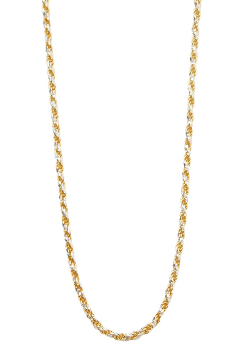 Rope Chain Necklace, Main, color, GOLD
