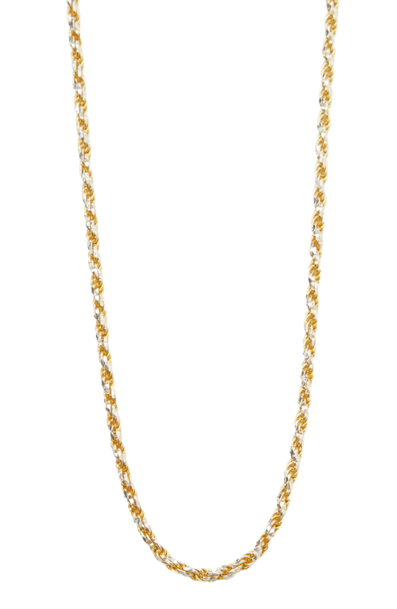 Argento Vivo Sterling Silver Rope Chain Necklace | Nordstrom