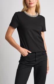 Ted Baker Idris Crystal Collar Tee