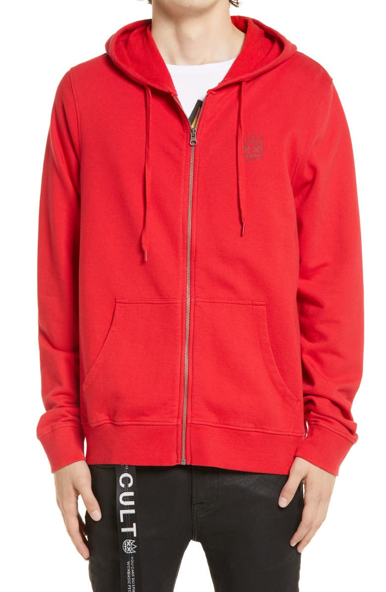 Cult of Individuality Logo Zip Hoodie, Alternate, color, 