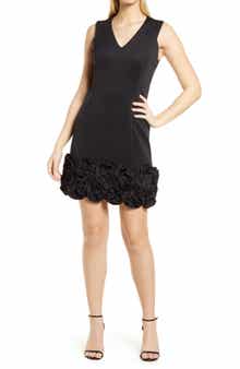 Julia Jordan Donna Ricco Cupcake Hem Scuba Sheath Dress