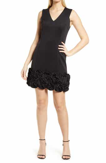 Julia Jordan Donna Ricco Cupcake Hem Scuba Sheath Dress