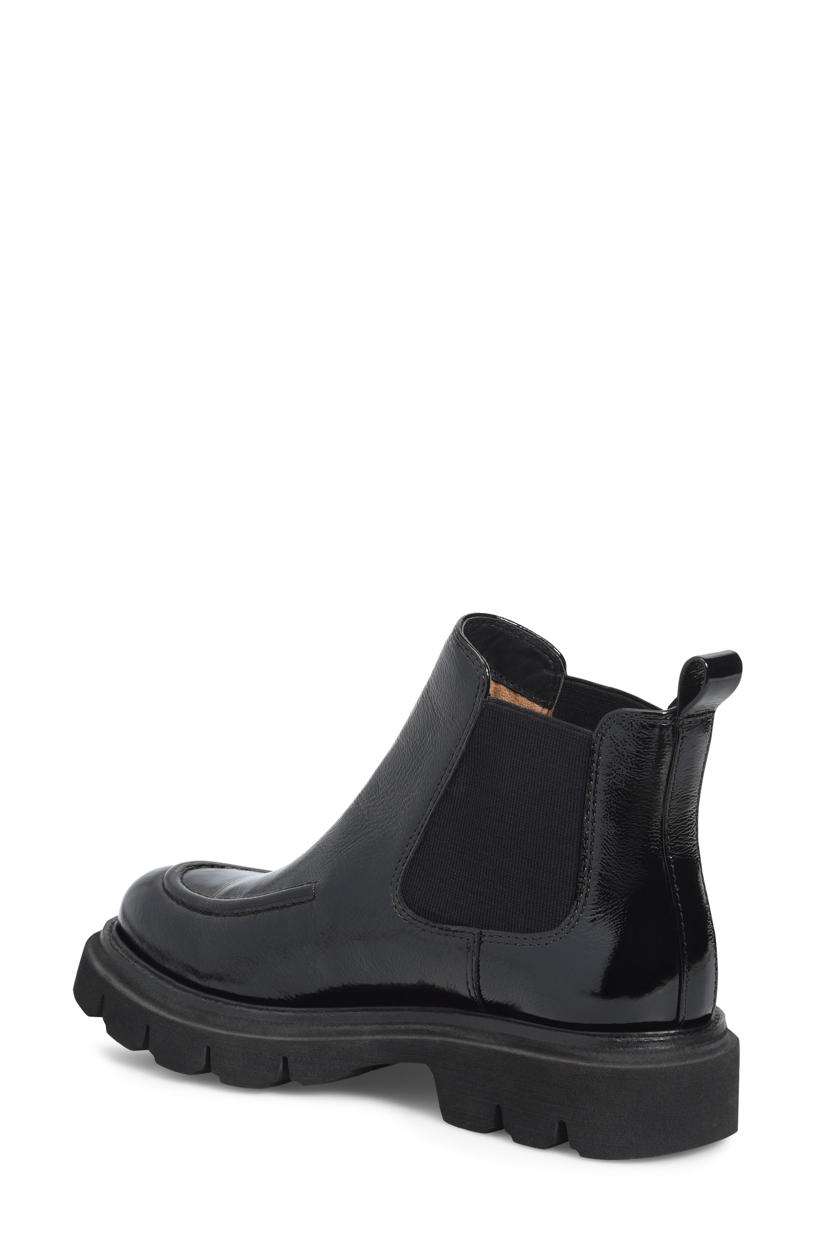 Söfft Samira Platform Chelsea Boot, Alternate, color, Black Patent