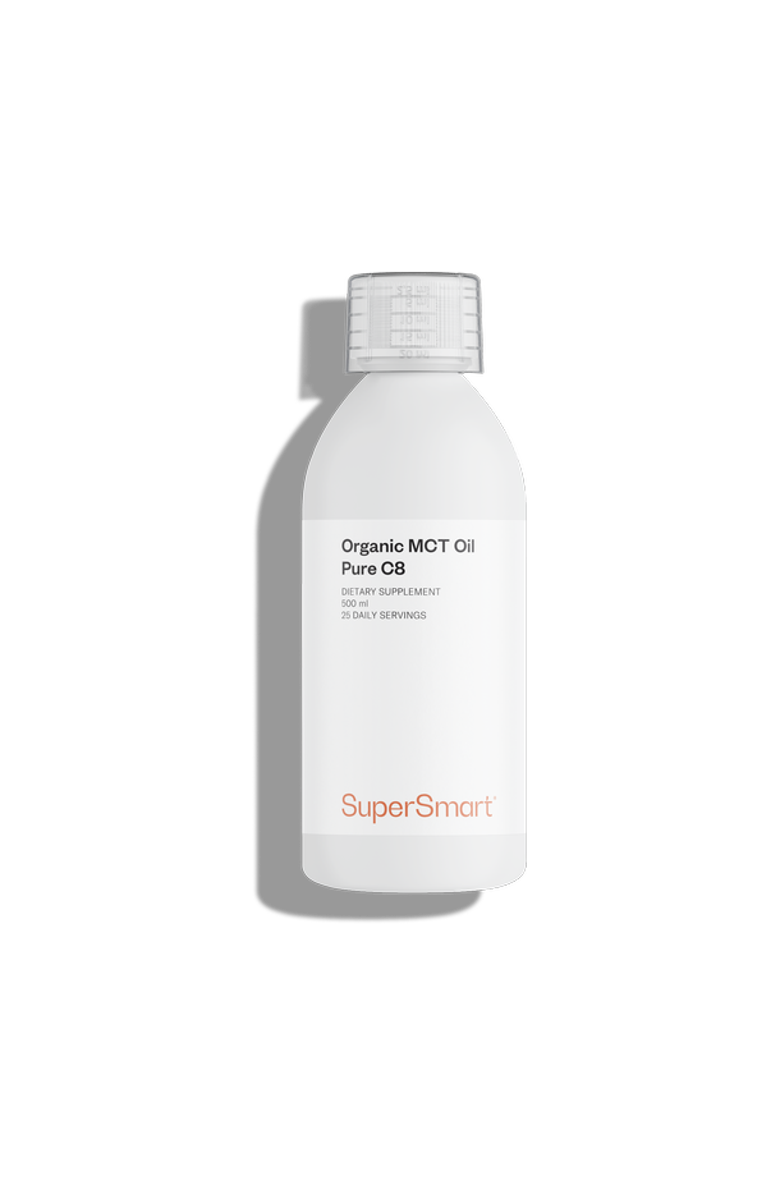 SuperSmart Organic MCT Oil Pure C8, Main, color, 