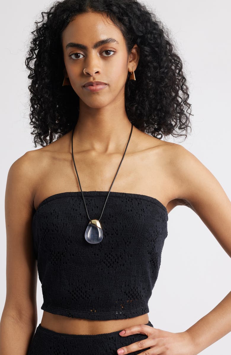 Open Edit Cord Pendant Necklace, Alternate, color,