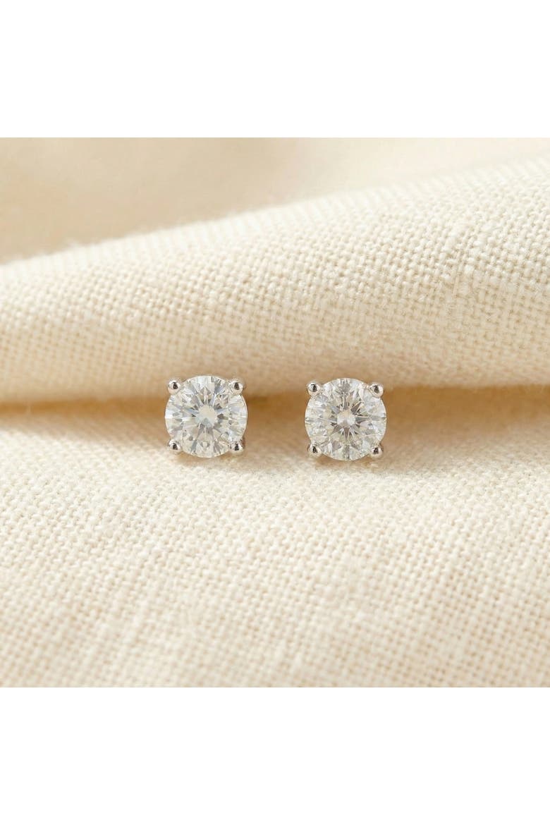 1/2Ct Round Brilliant Cut Diamond Stud Earrings in 14K Gold Classic, Alternate, color, Yellow Gold