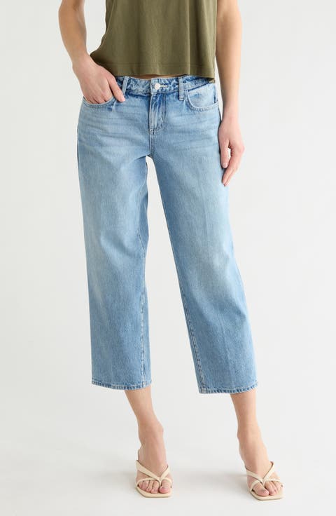 Blaine Low Rise Crop Stovepipe Jeans (Caruso)