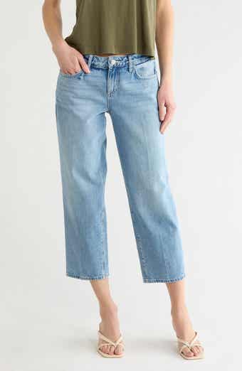 Blaine Mid Rise Crop Stovepipe Jeans