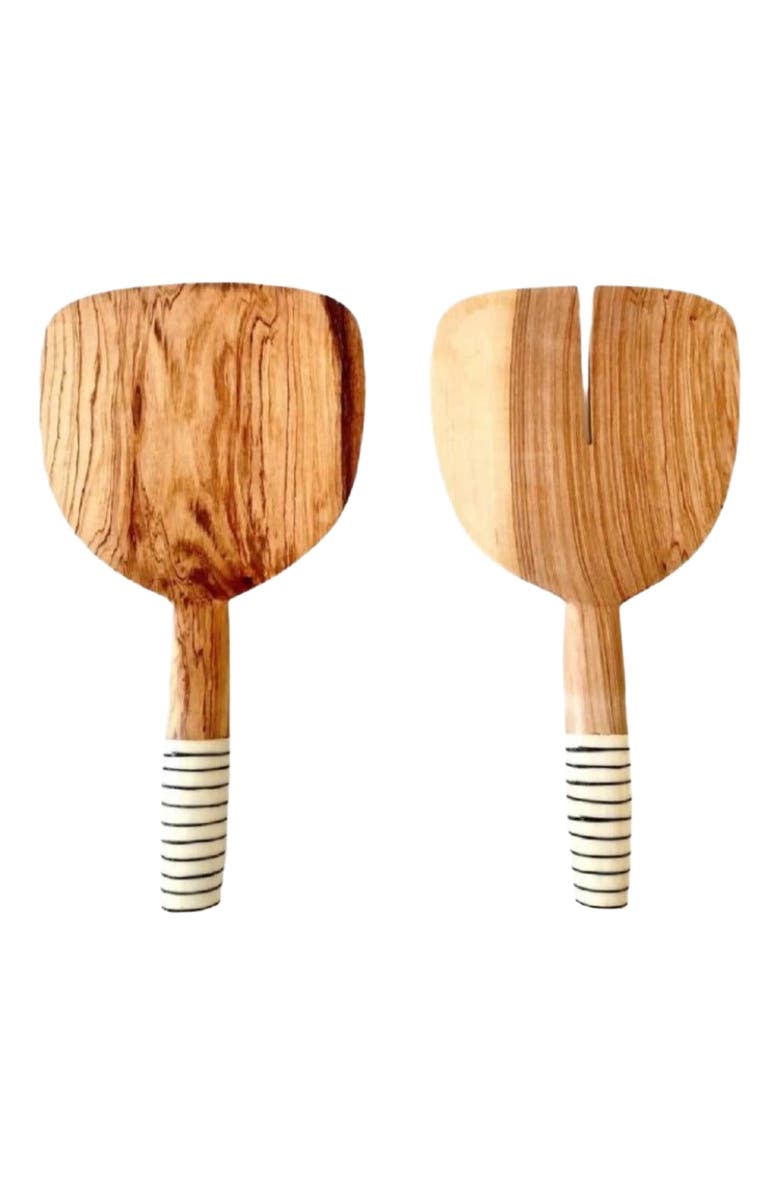 Siafu Home Punda Milia Serving Spoons, Main, color, Natural