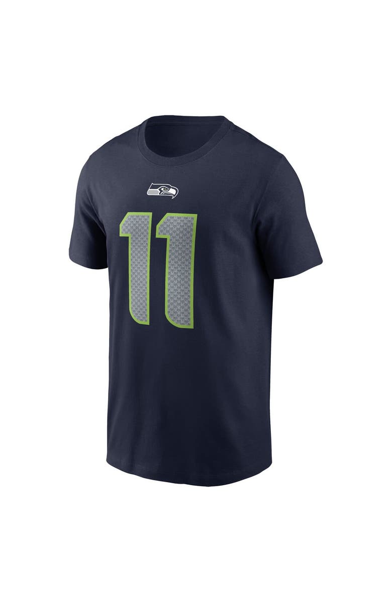 Nike Men's Nike Jaxon Smith-Njigba Navy Seattle Seahawks 2023 NFL Draft First Round Pick Player Name & Number T-Shirt, Alternate, color, Navy