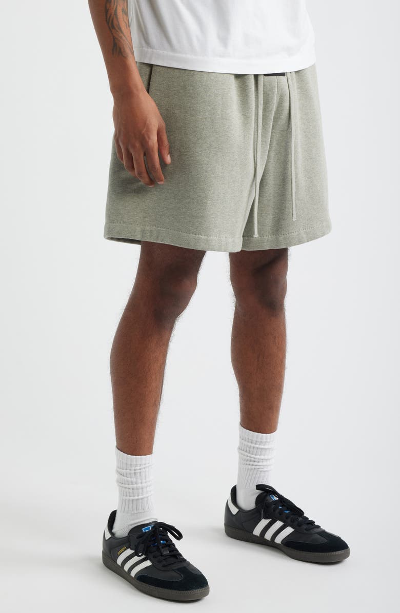 Fear of God Essentials Signature Classic Fit Sweat Shorts, Alternate, color, Concrete/Dark Concrete Heather