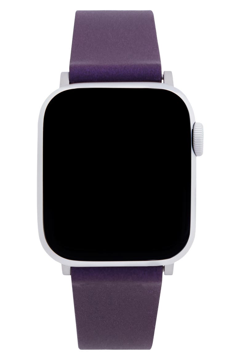 Apple Watch® Strap, Main, color, PURPLE/ SILVER