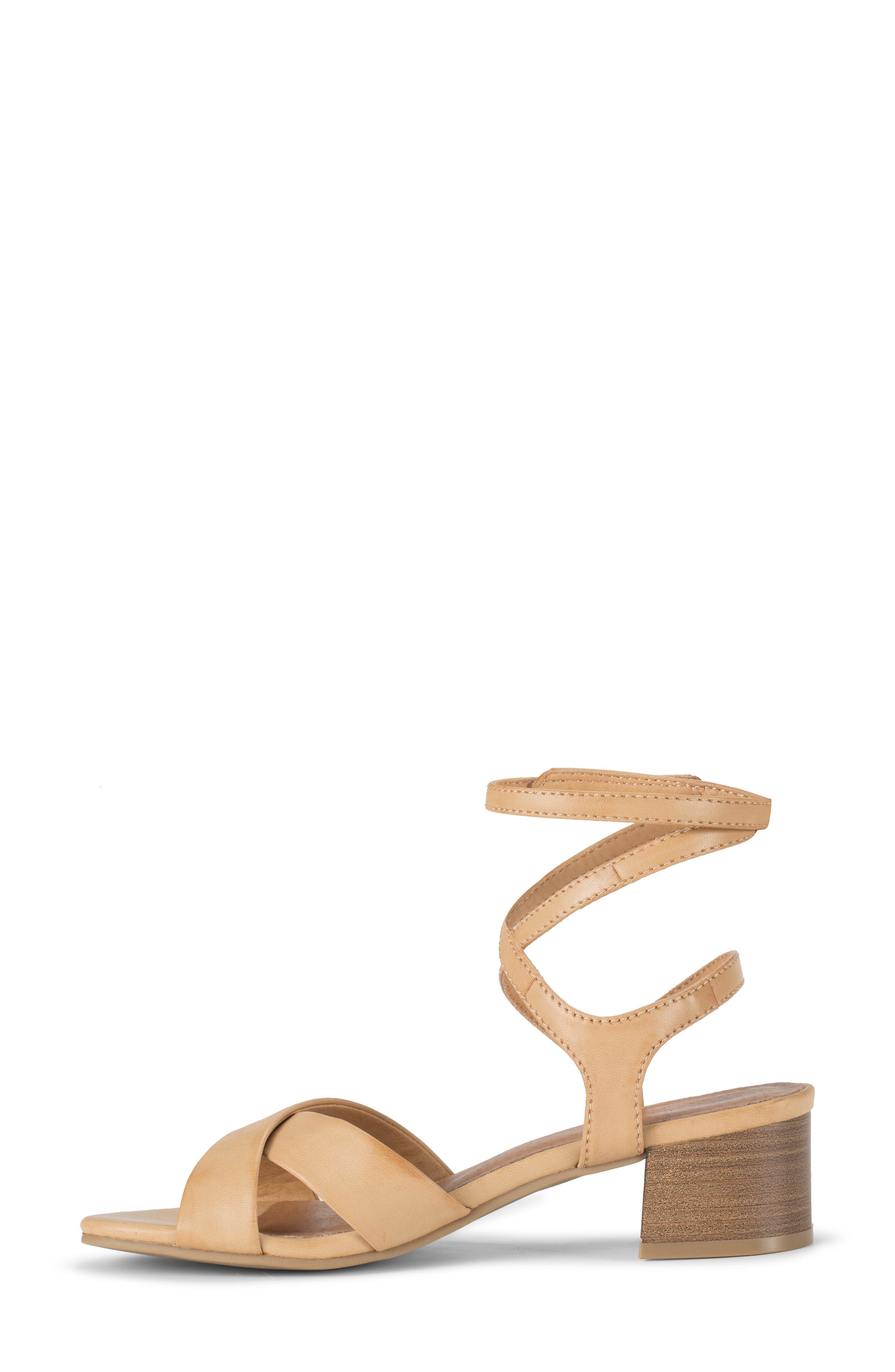 Valerie Ankle Strap Sandal, Alternate, color, NATURAL