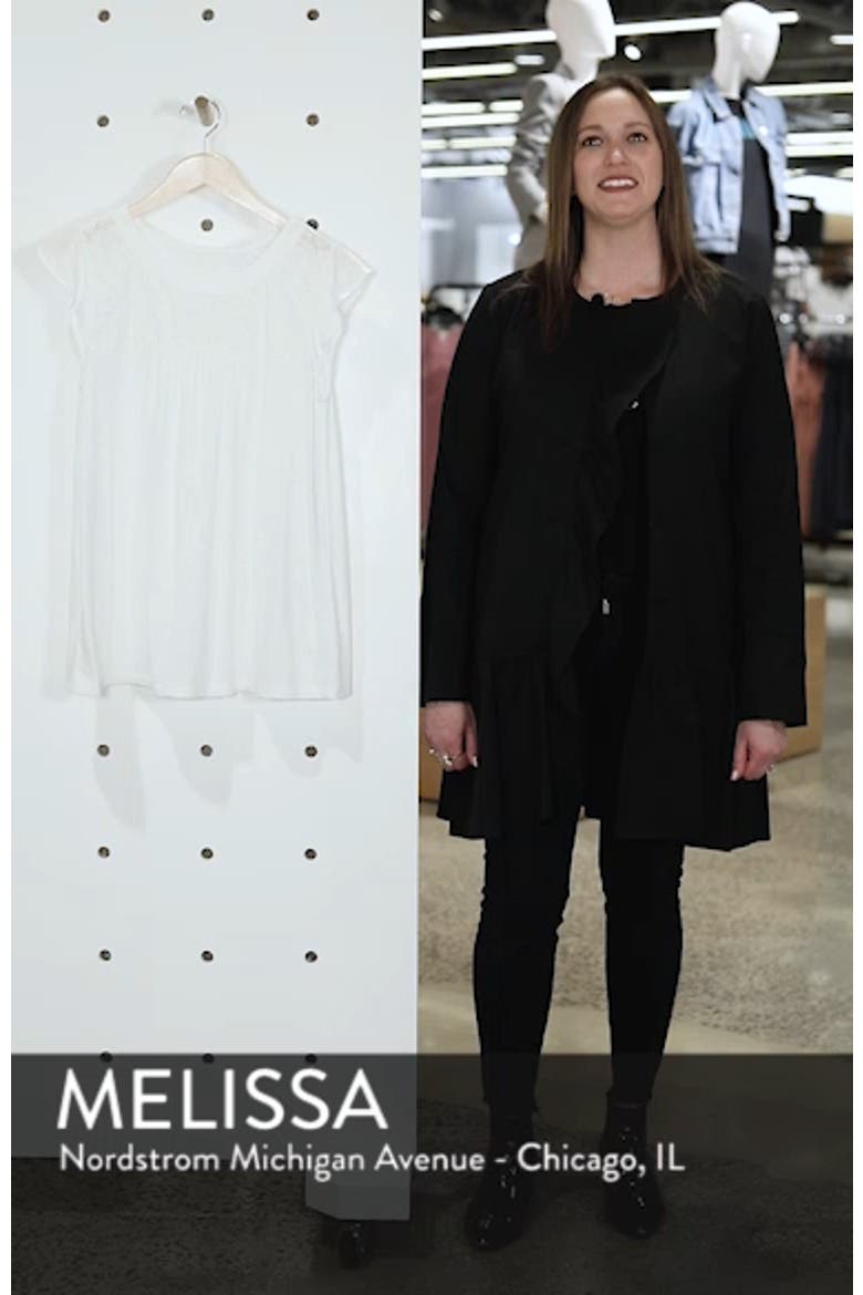 Eyelet Detail Baby Doll Top video