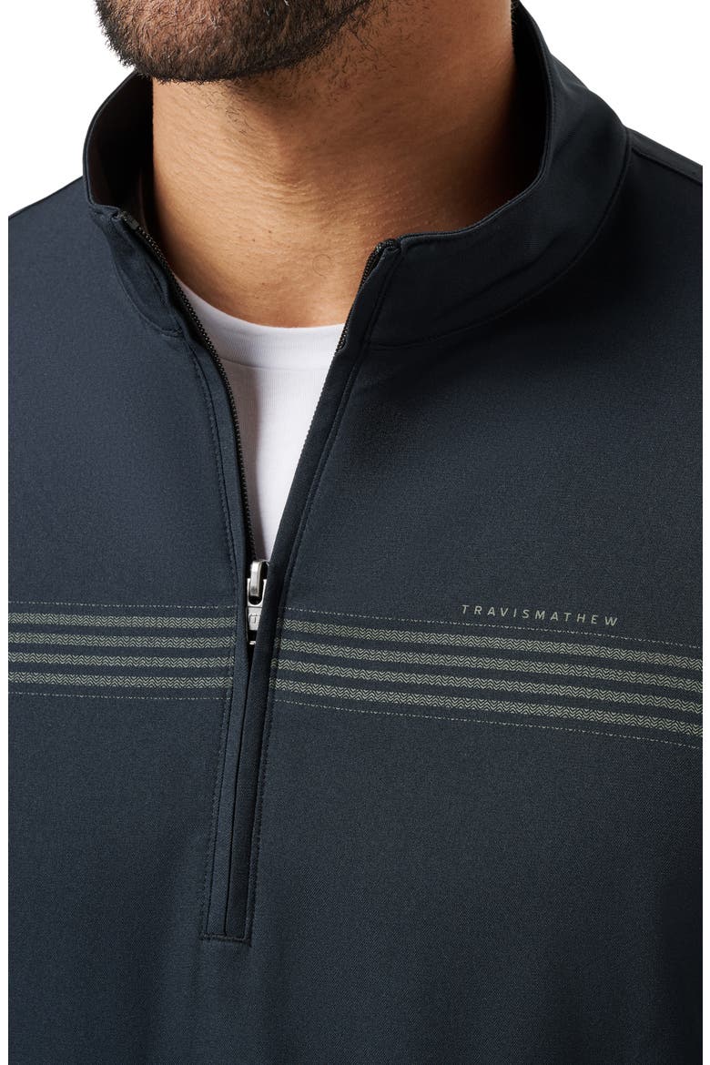 Quick Jaunt Quarter Zip Pullover, Alternate, color, BLACK