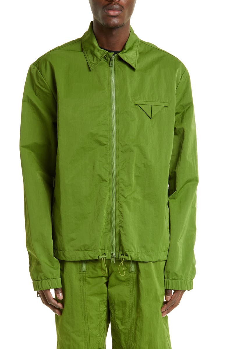 Bottega Veneta Triangle Pocket Technical Nylon Jacket, Main, color, 