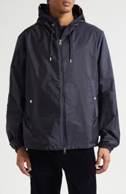 Moncler Grimpeurs Hooded Water Repellent Nylon Jacket