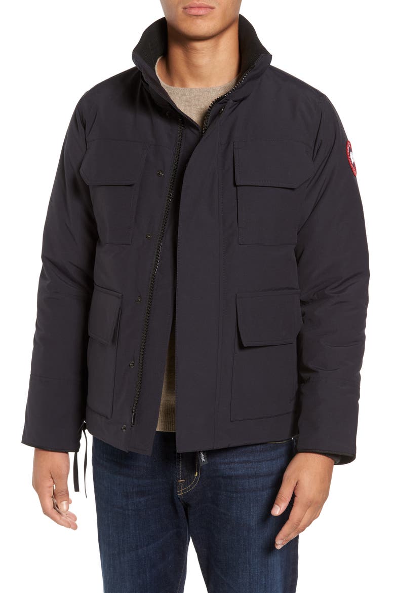 'Maitland' Slim Fit Down Fill Parka, Alternate, color, NAVY