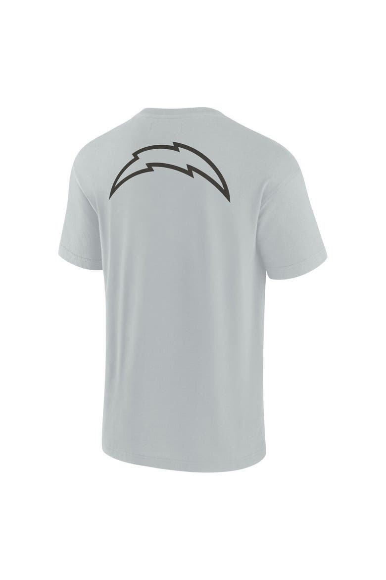 Unisex Fanatics Signature Gray Los Angeles Chargers Elements Super Soft Short Sleeve T-Shirt, Alternate, color, Gray