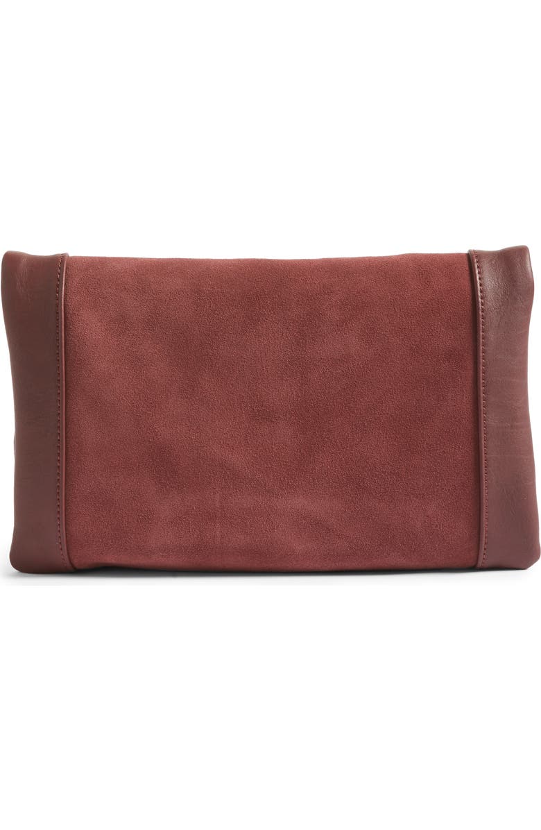 Sole Society Jemma Suede Clutch, Alternate, color,