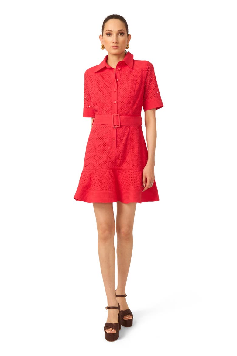 Payden Dress, Main, color, Red eyelet