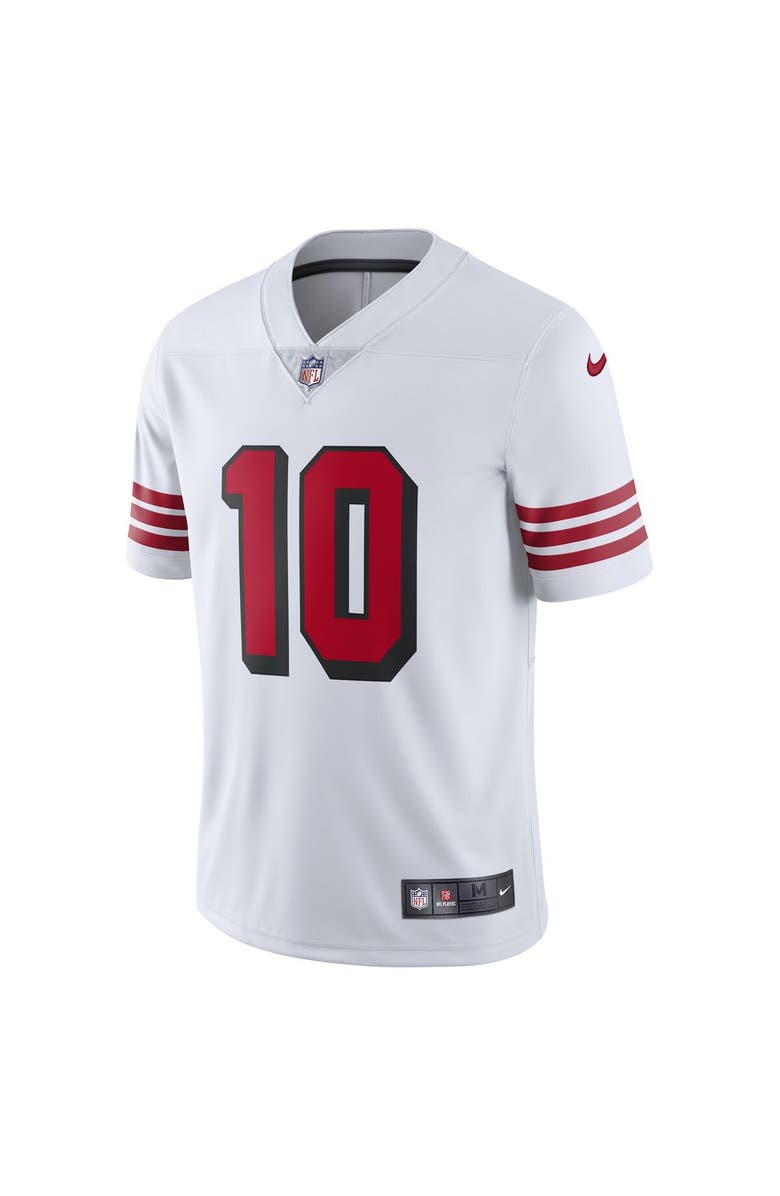Nike Men's Nike Jimmy Garoppolo White San Francisco 49ers Color Rush Vapor Untouchable Limited Player Jersey, Alternate, color, 