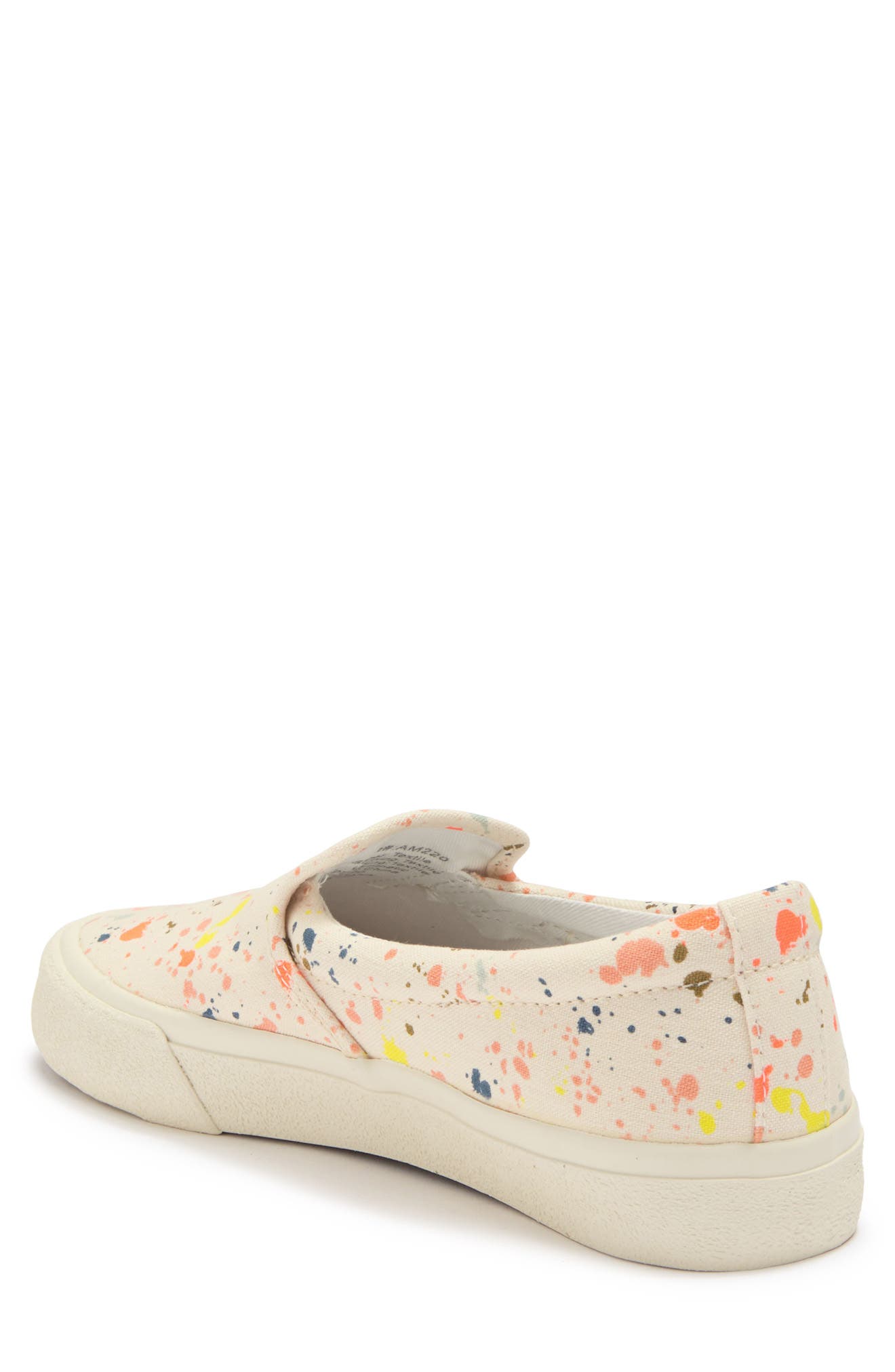 Madewell Sidewalk Paint Splatter Slip-On Sneaker, Alternate, color, 