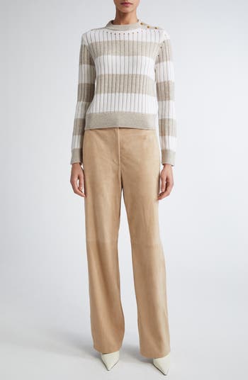 パンツ MAX MARA STUDIO HARALD PANTS Max Mara Studio Harald Suede Wide Leg Pants | Nordstrom