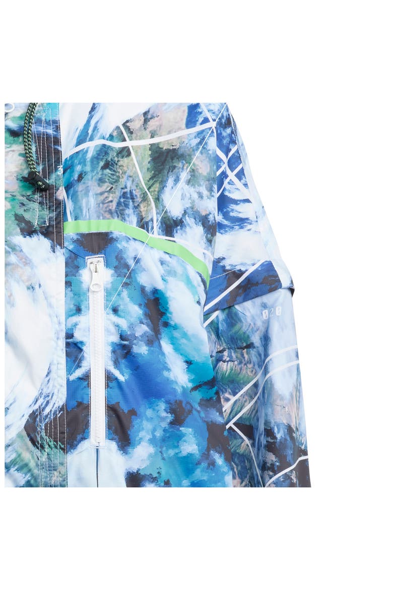 TrueNature Packable Jacket, Alternate, color, WHITE/ MULTICOLOR/ DOVE GREY