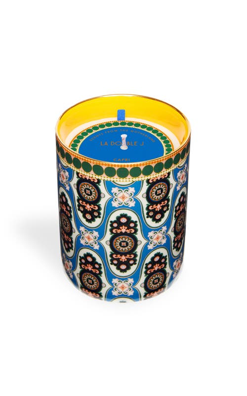 La Doublej Candle In Capri Light Blue