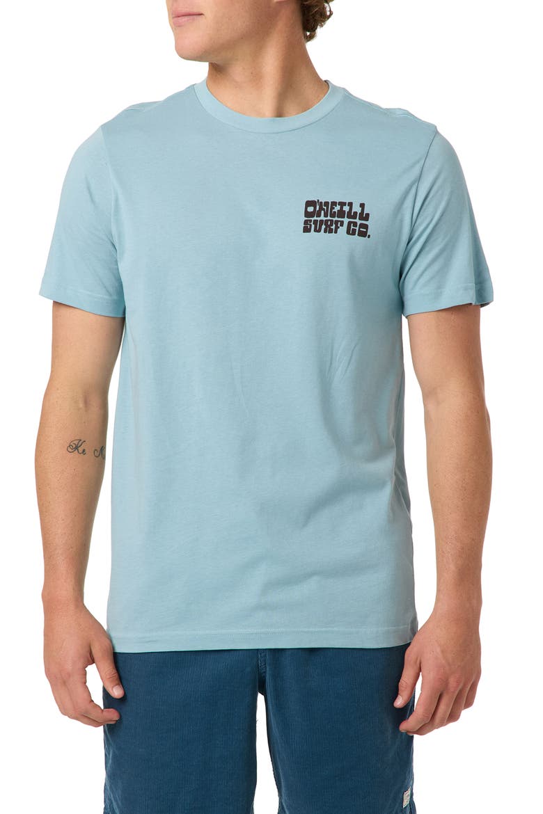 De La Cruzer Classic Cotton Graphic T-Shirt, Main, color, STONE BLUE