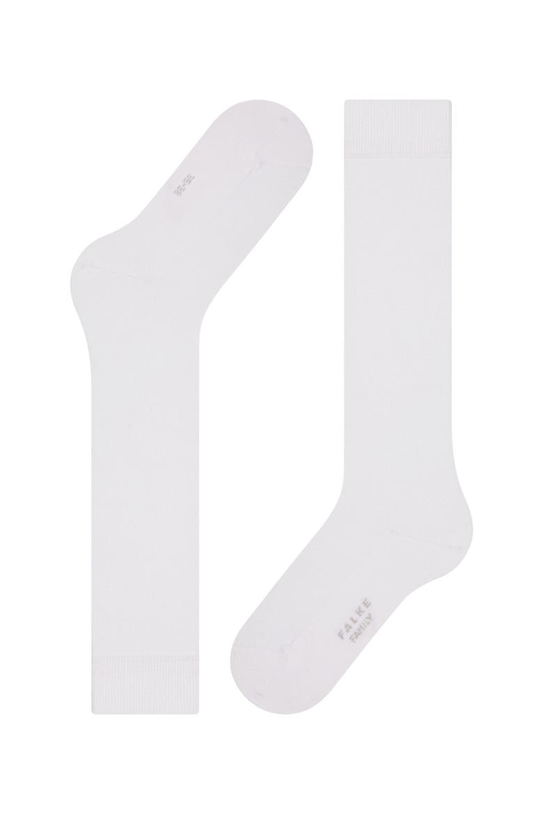 Family Knee High Socks, Alternate, color, White