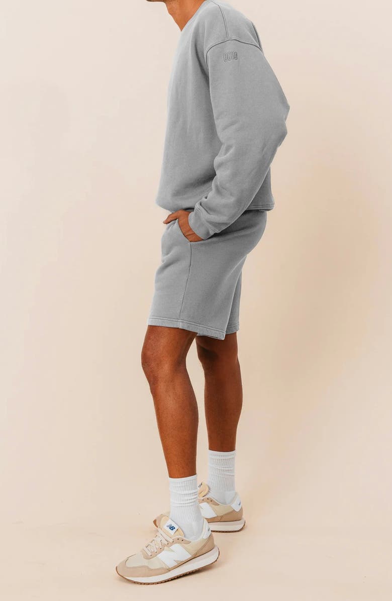 Ocio Men's Organic Cotton Teddy Everywhere Shorts, Alternate, color, Ash