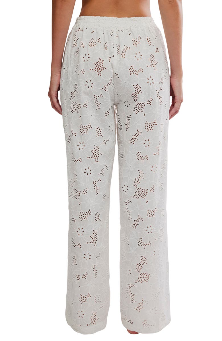 Free People Day Drift Eyelet Pajama Pants, Alternate, color, 
