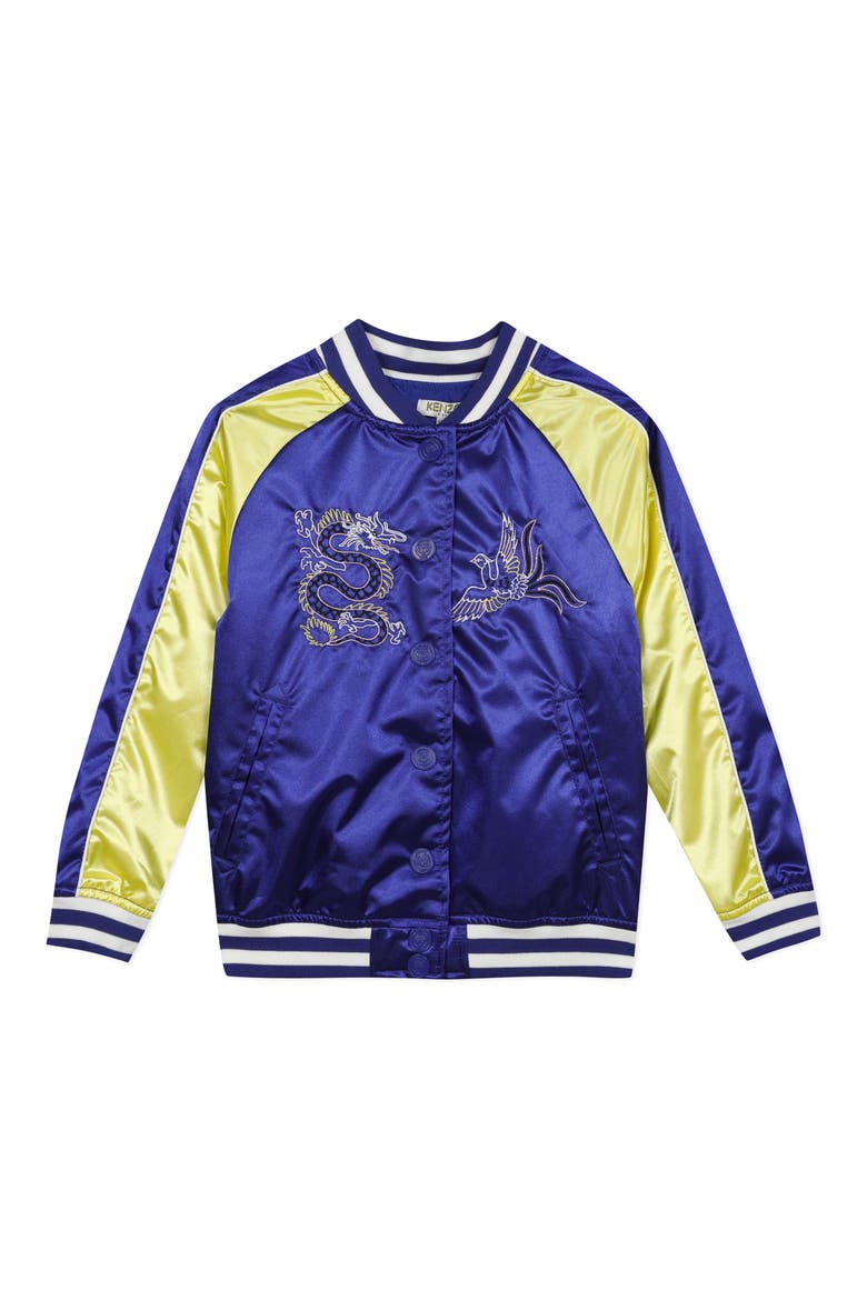 Embroidered Jacket, Main, color, ROYAL BLUE