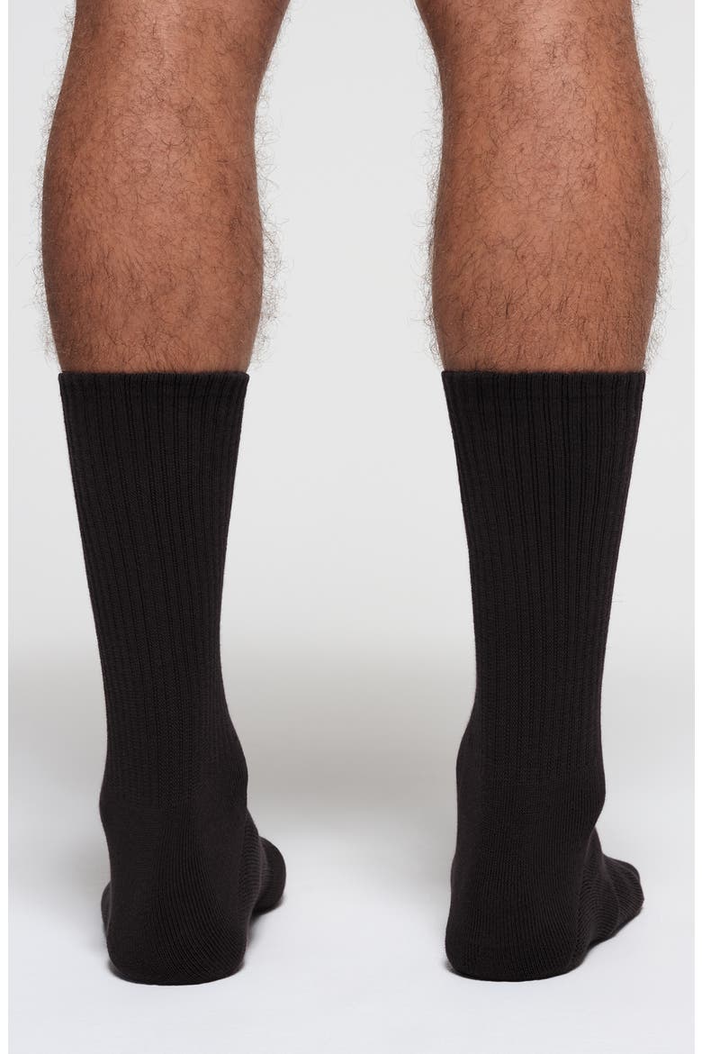 3-Pack Tube Crew Socks, Alternate, color, ONYX