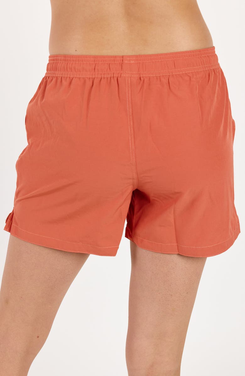 Calypsa 4" Board Shorts, Alternate, color, Rust